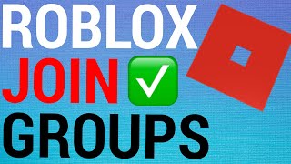 How To Join amp Leave Groups on Roblox [upl. by Furlani391]