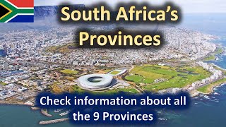 South Africa  Information about the 9 Provinces [upl. by Swehttam]