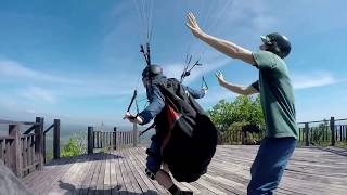 Extreme paragliding takeoff compilation [upl. by Ecirtra]