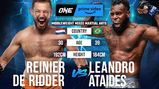 Reinier De Ridder vs Leandro Ataides  Full Fight Replay [upl. by Ibrad]