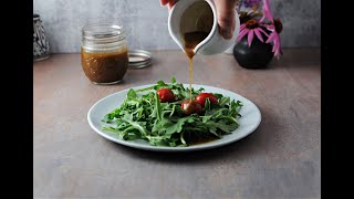 Homemade Balsamic Vinaigrette Salad Dressing [upl. by Sillert]