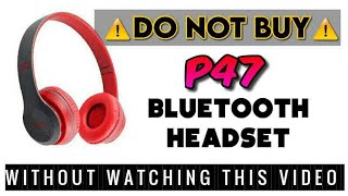 P47 Wireless Headphones  Unboxing and Review [upl. by Nyleahcim]