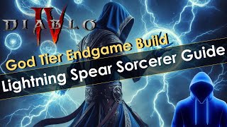 Diablo 4 Season 5 Lightning Spear Sorcerer Build Guide [upl. by Dugald]