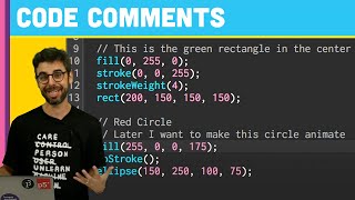 How to Comment Your Code in p5js 16 [upl. by Dualc]