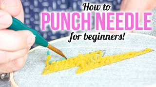 How to Punch Needle amp 3 Beginner DIY Projects [upl. by Glen]