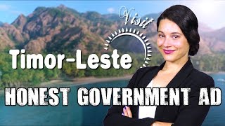 Honest Government Ad  Visit TimorLeste 🇹🇱 [upl. by Burta]