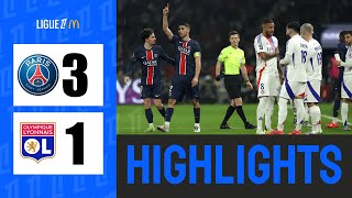 🔴 RÉSUMÉ  PSG vs Lyon 3  1  HIGHLIGHTS  Ligue 1 202425 [upl. by Anihc]