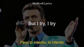 David Bowie  Modern Love  LyricsLetra  Subtitulado al Español [upl. by Aimahs]