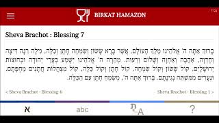 Sheva Brachot  שבע ברכות  Blessing 7  Bénédiction 7 [upl. by Rashida]