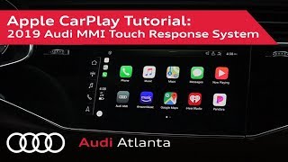 Apple CarPlay Tutorial on 2019 Audi MMI Touch Response Systems [upl. by Mcginnis]