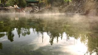 Colorado Hot Springs  Strawberry Park in Steamboat Springs [upl. by Idna199]