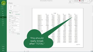 Control Excel page breaks with Page Break Preview [upl. by Shlomo]