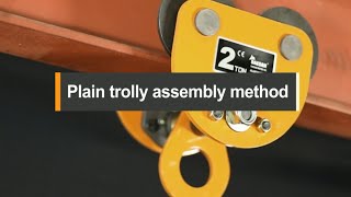 Plain trolly assembly method [upl. by Haldi144]