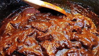 How to cook Chile Con Carne  CHILE COLORADO Recipe [upl. by Sherrill]