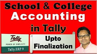 School and College Accounting in Tally ERP9  School Accounting  College Accounting by The Accounts [upl. by Ozen549]