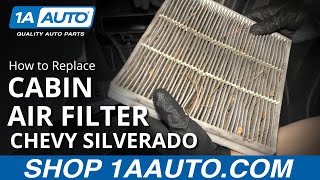 How to Replace Cabin Air Filter 1419 Chevy Silverado [upl. by Ernie916]