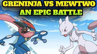 Greninja Vs Mewtwo Amv  Be a Hero  Epic Battle  Ash Catches Mewtwo 🤩 [upl. by Notnad]