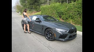 2020 BMW M8 in Dravit Grey Metallic  Exhaust Sound  20quot M Wheels  BMW Review [upl. by Lerrad]