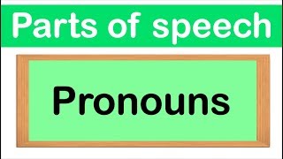 PRONOUNS  Definition Types amp Examples in 5 MINUTES  Parts of speech [upl. by Yznel449]